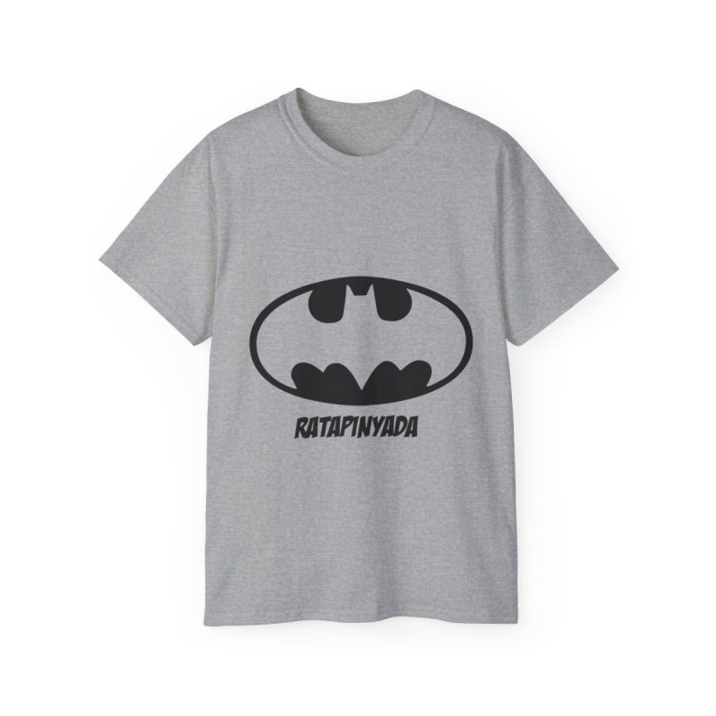 Camiseta ultra algodon - Gris deportivo - Rata Pinyada Batman