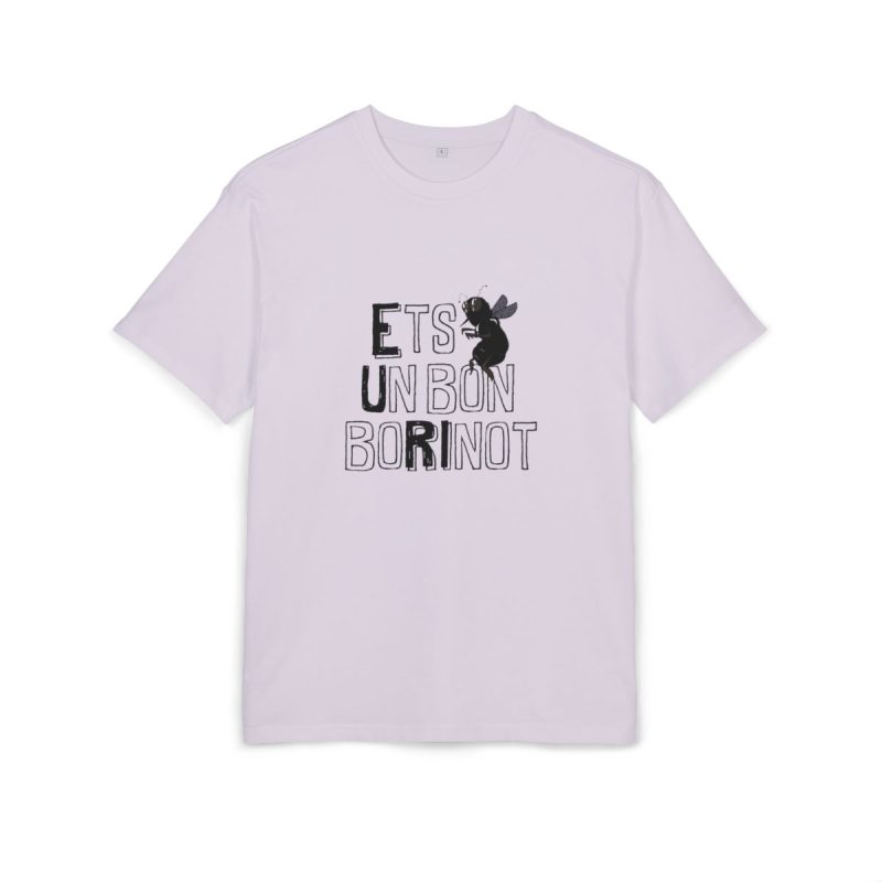 Camiseta oversize gruesa - Lila - Camiseta «Ets un bon borinot»