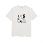 Camiseta oversize gruesa - Blanco puro - Camiseta «Ets un bon borinot» Camiseta oversize gruesa - Blanco puro - Camiseta «Ets un bon borinot»