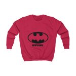 Sudadera infantil - Rojo fuego - Rata Pinyada Batman Sudadera infantil - Rojo fuego - Rata Pinyada Batman