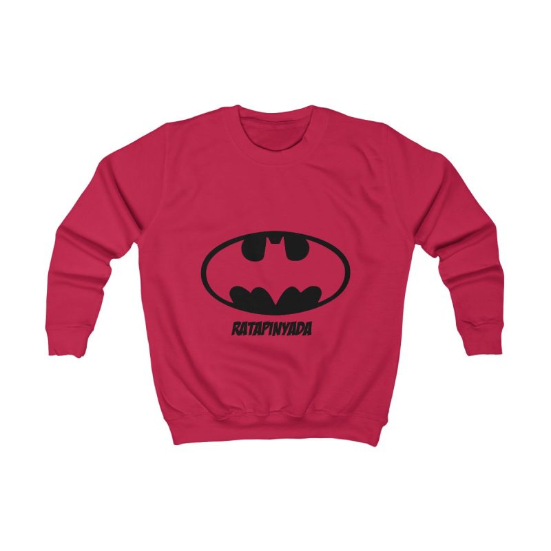 Sudadera infantil - Rojo fuego - Rata Pinyada Batman