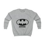 Sudadera infantil - Gris jaspeado claro - Rata Pinyada Batman Sudadera infantil - Gris jaspeado claro - Rata Pinyada Batman