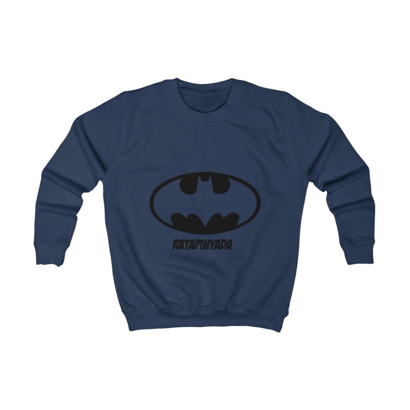 Sudadera infantil - Azul marino Oxford - Rata Pinyada Batman