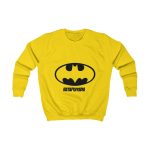 Sudadera infantil - Amarillo sol - Rata Pinyada Batman Sudadera infantil - Amarillo sol - Rata Pinyada Batman