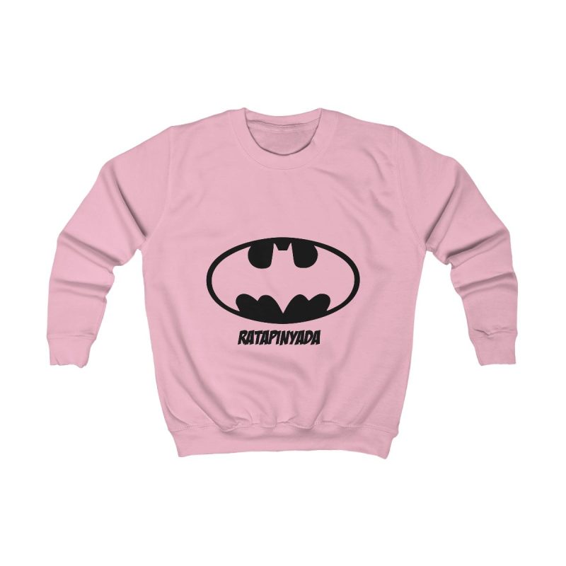 Sudadera infantil - Rosa bebe - Rata Pinyada Batman