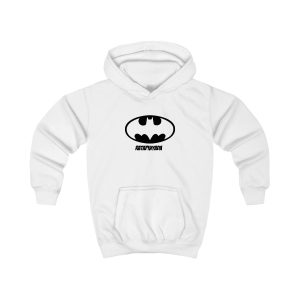 Sudadera con capucha infantil - Blanco artico - Rata Pinyada Batman