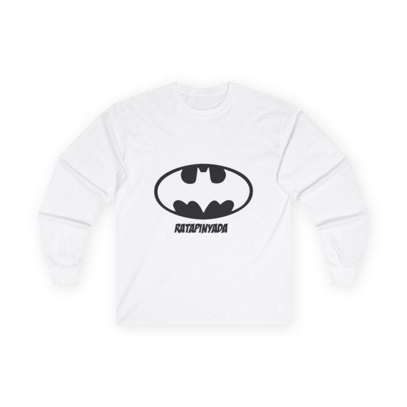 Camiseta manga larga - Blanco - Rata Pinyada Batman