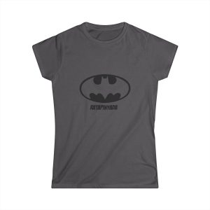 Camiseta mujer Softstyle - Gris marengo - Rata Pinyada Batman