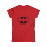 Camiseta mujer Softstyle - Rojo - Rata Pinyada Batman