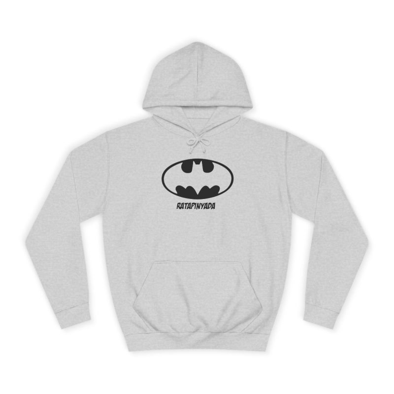 Sudadera universitaria - Gris jaspeado claro - Rata Pinyada Batman