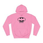 Sudadera universitaria - Rosa algodon de azucar - Rata Pinyada Batman