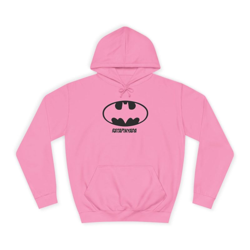 Sudadera universitaria - Rosa algodon de azucar - Rata Pinyada Batman