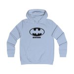 Sudadera universitaria mujer - Azul cielo - Rata Pinyada Batman