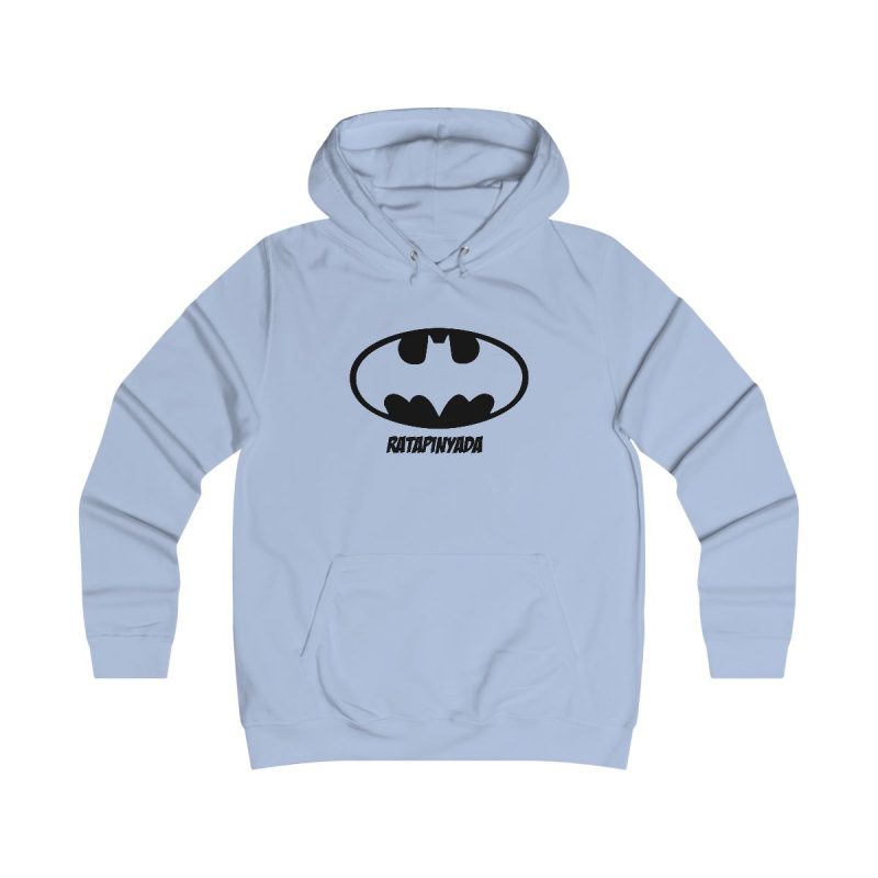 Sudadera universitaria mujer - Azul cielo - Rata Pinyada Batman
