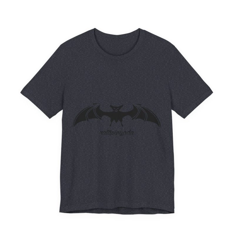 Camiseta jersey manga corta - Azul marino jaspeado - Rat penat: Ratapinada