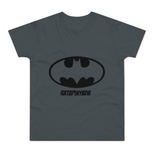 Camiseta hombre punto liso - Gris oscuro - Rata Pinyada Batman