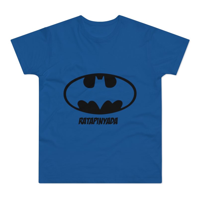 Camiseta hombre punto liso - Azul royal intenso - Rata Pinyada Batman
