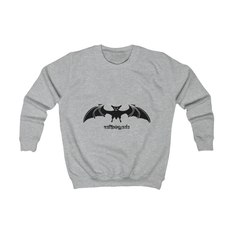 Sudadera infantil - Gris jaspeado claro - Rat penat: Ratapinada