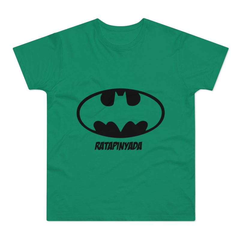 Camiseta hombre punto liso - Verde Kelly - Rata Pinyada Batman