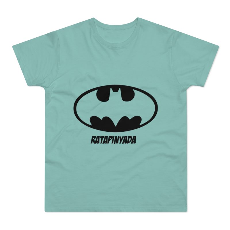 Camiseta hombre punto liso - Verde menta - Rata Pinyada Batman