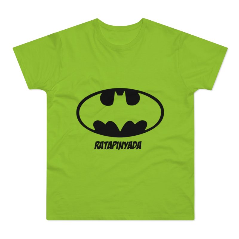 Camiseta hombre punto liso - Verde orquidea - Rata Pinyada Batman