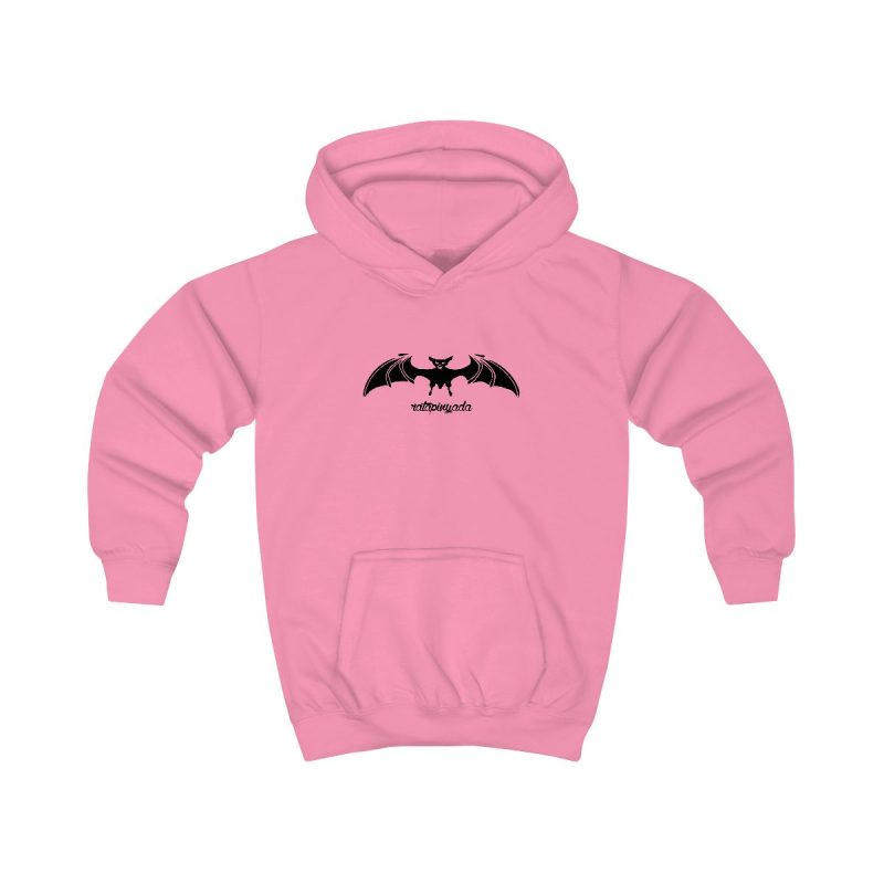 Sudadera con capucha infantil - Rosa algodon de azucar - Rat penat: Ratapinada