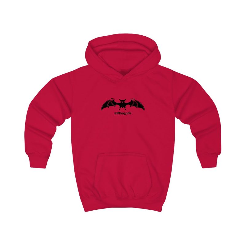 Sudadera con capucha infantil - Rojo fuego - Rat penat: Ratapinada