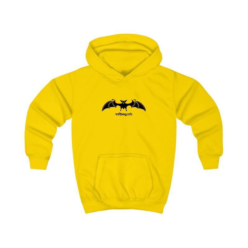 Sudadera con capucha infantil - Amarillo sol - Rat penat: Ratapinada