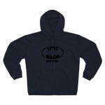 Sudadera capucha con cremallera premium - Azul marino - Rata Pinyada Batman Sudadera capucha con cremallera premium - Azul marino - Rata Pinyada Batman