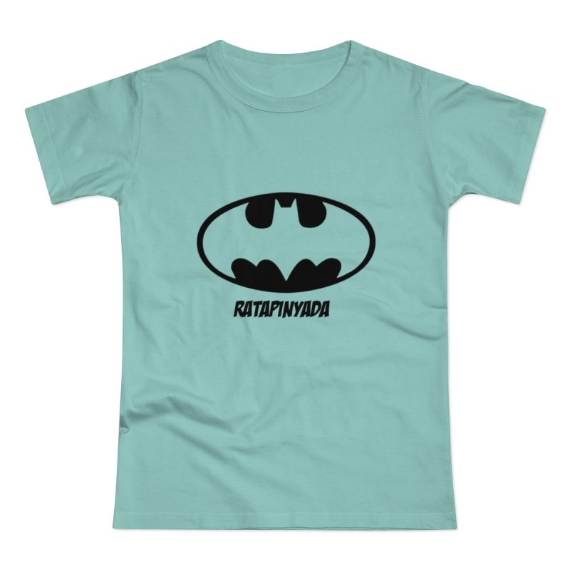 Camiseta mujer punto liso - Verde menta - Rata Pinyada Batman