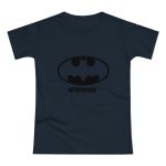 Camiseta mujer punto liso - Azul marino - Rata Pinyada Batman