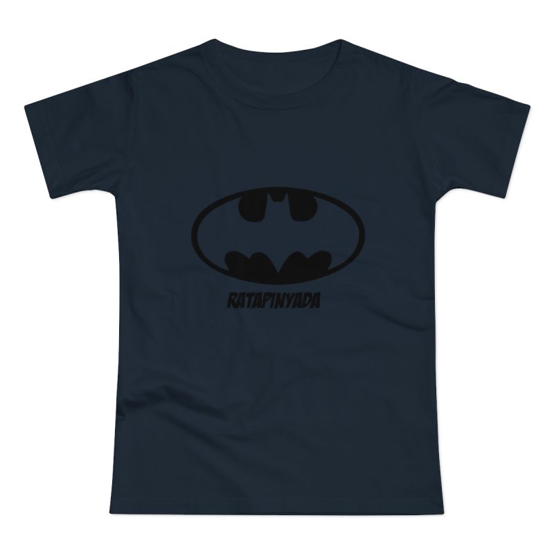 Camiseta mujer punto liso - Azul marino - Rata Pinyada Batman