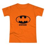 Camiseta mujer punto liso - Naranja - Rata Pinyada Batman