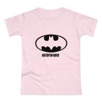 Camiseta mujer punto liso - Rosa orquidea - Rata Pinyada Batman