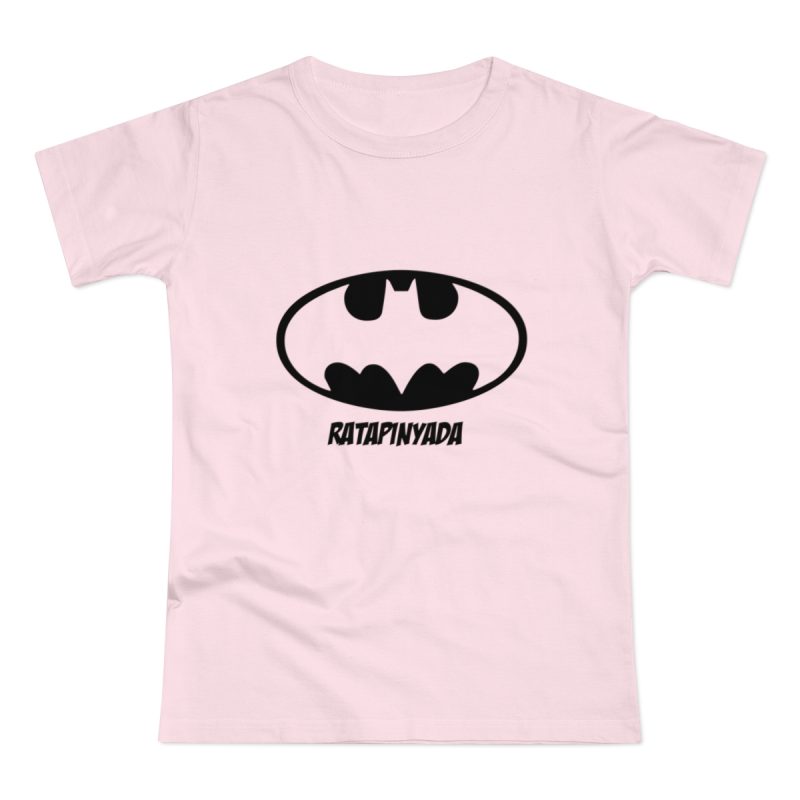 Camiseta mujer punto liso - Rosa orquidea - Rata Pinyada Batman