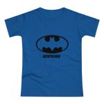 Camiseta mujer punto liso - Azul royal intenso - Rata Pinyada Batman