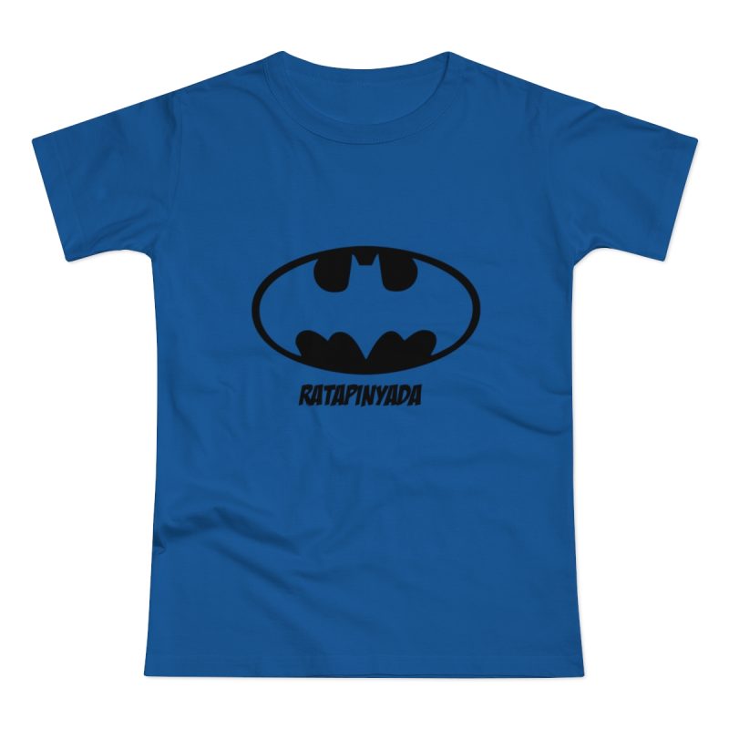 Camiseta mujer punto liso - Azul royal intenso - Rata Pinyada Batman