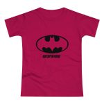 Camiseta mujer punto liso - Sorbete - Rata Pinyada Batman