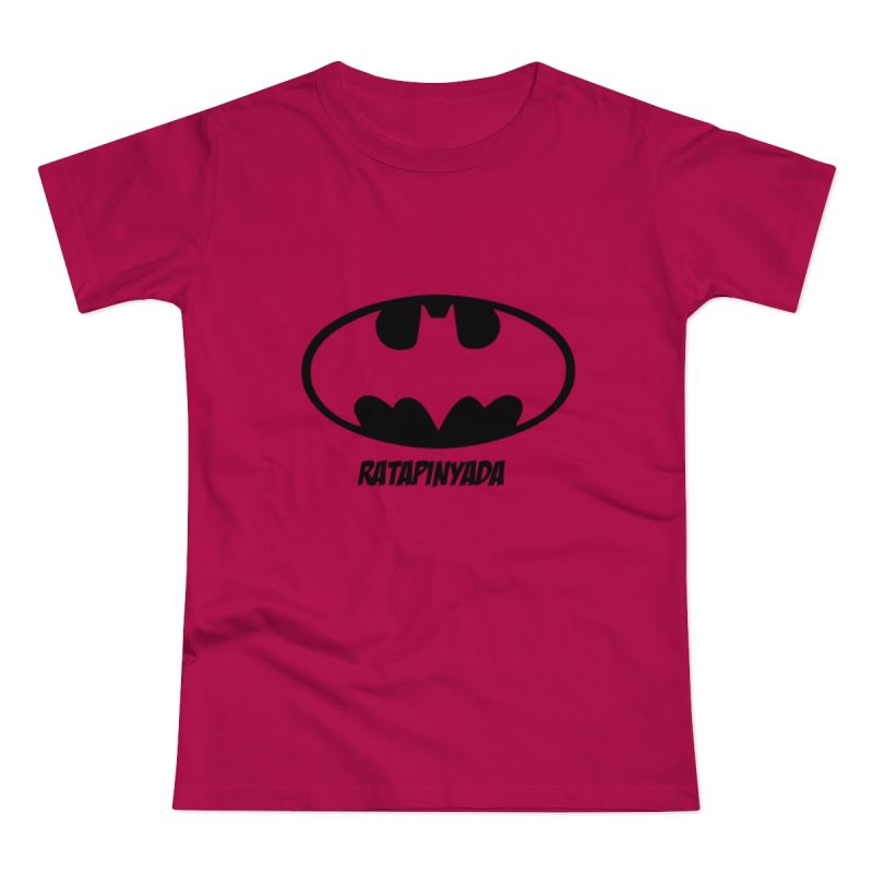 Camiseta mujer punto liso - Sorbete - Rata Pinyada Batman