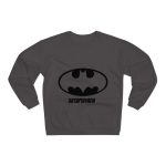 Sudadera cuello redondo premium - Antracita - Rata Pinyada Batman