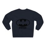 Sudadera cuello redondo premium - Azul marino - Rata Pinyada Batman