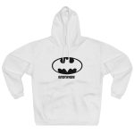 Sudadera con capucha cerrada - Blanco - Rata Pinyada Batman