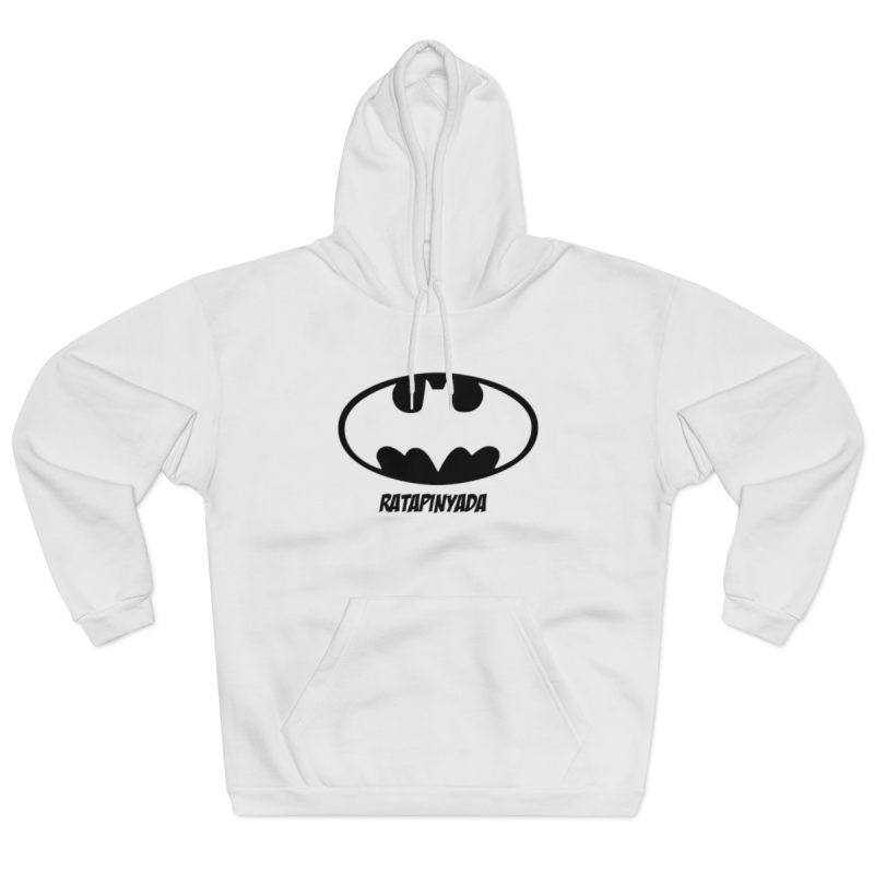 Sudadera con capucha cerrada - Blanco - Rata Pinyada Batman