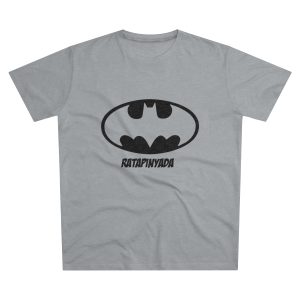 Camiseta hombre corte moderno - Gris Oxford claro - Rata Pinyada Batman