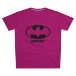 Camiseta hombre corte moderno - Rosa oscuro - Rata Pinyada Batman