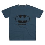 Camiseta hombre corte moderno - Azul vaquero - Rata Pinyada Batman