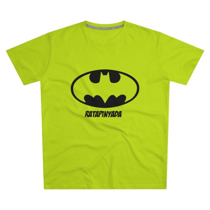 Camiseta hombre corte moderno - Verde lima - Rata Pinyada Batman