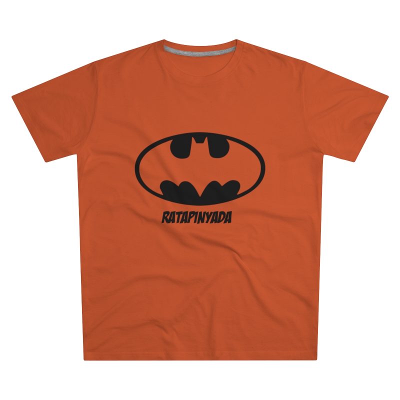 Camiseta hombre corte moderno - Naranja - Rata Pinyada Batman