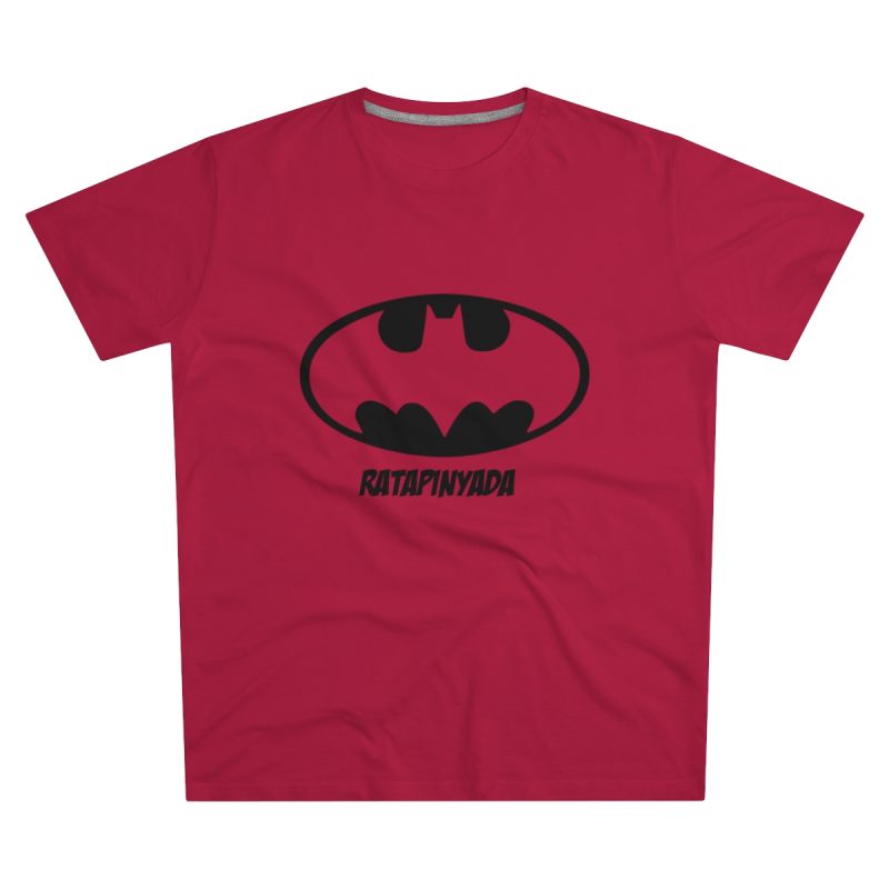 Camiseta hombre corte moderno - Rojo - Rata Pinyada Batman