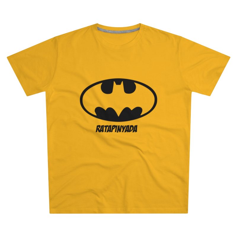 Camiseta hombre corte moderno - Amarillo girasol - Rata Pinyada Batman